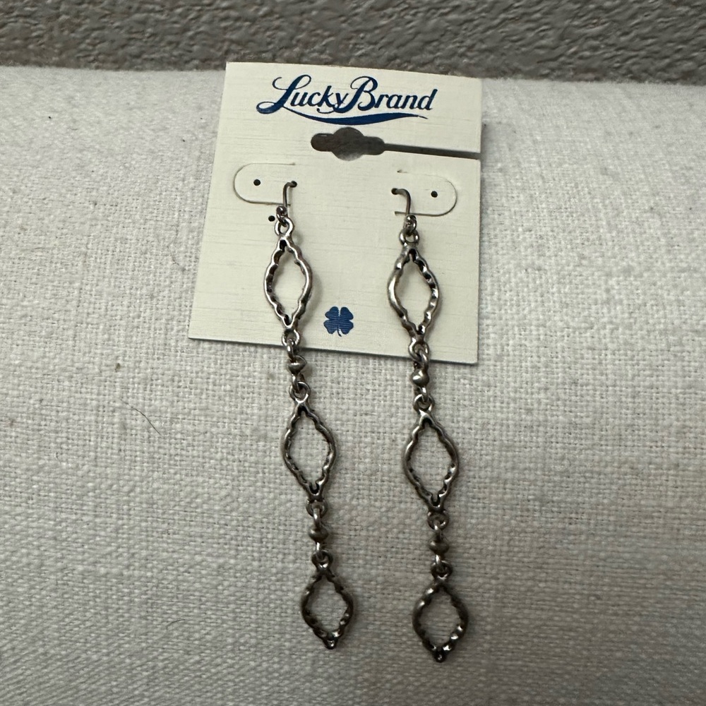 Lucky Brand Metallic Dangle Earrings
